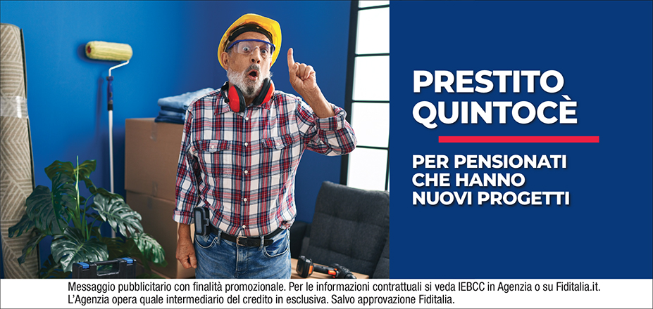 Agenzia MP Finanziamenti Fiditalia | Caltagirone, Caltanissetta | Cessione del Quinto Quintocè - Un consulente dedicato per i progetti di dipendenti e pensionati. Messaggio pubblicitario con finalità promozionale. Per le informazioni contrattuali si veda IEBCC in Agenzia o su Fiditalia. it. L’Agenzia opera quale intermediario del credito in esclusiva. Salvo approvazione Fiditalia.
